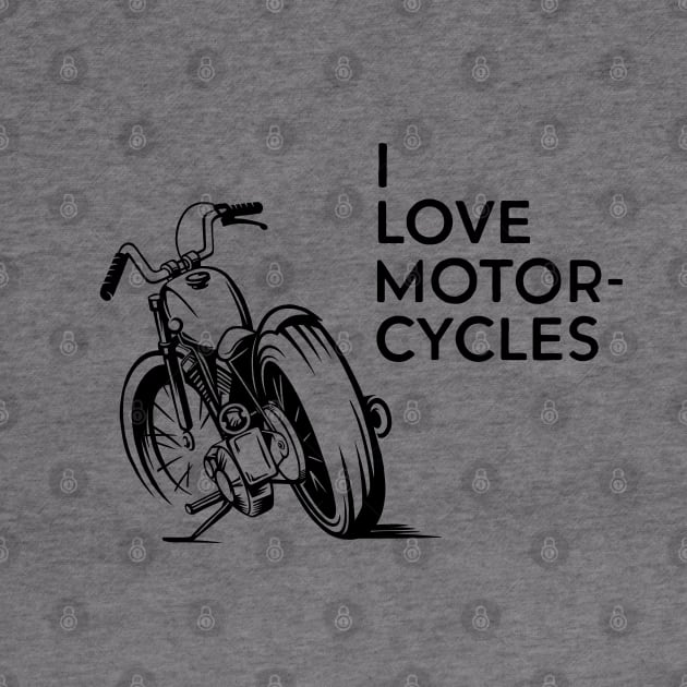 I love motorcycles by Dosunets